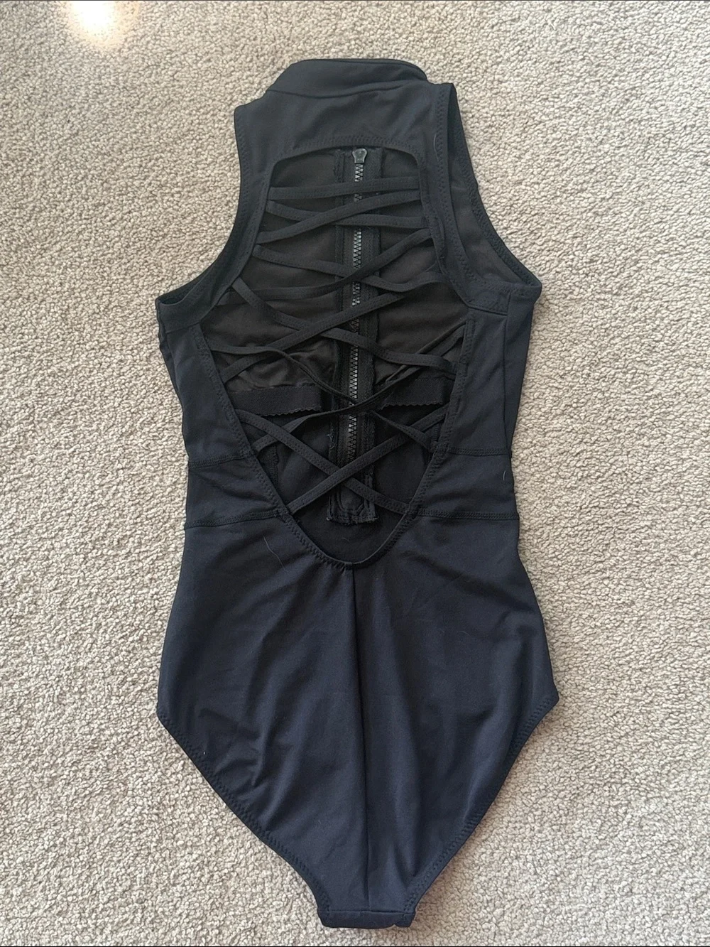 Danz N Motion by danshuz Adult P Scuba Leotard with Lattice Back!